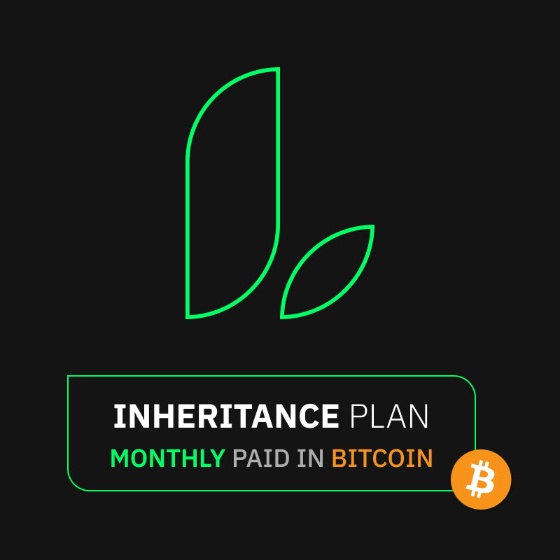 Liana Inheritance Plan - pay in BTC, monthly